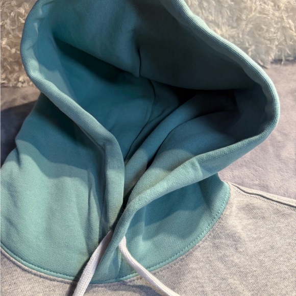 Ralph Lauren Colorblock Polo Bear Hoodie - Heather Gray, Mint, Pink & Blue - Picture 7 of 8